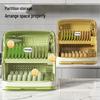 Lan Tuan Nordic Foldable Kitchen Dish Drying Rack & Storage Shelf