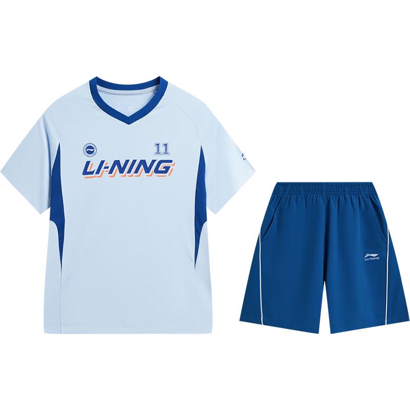 LI-NING Kids  Quick-Dry Short-Sleeve & Shorts Sport Set 110