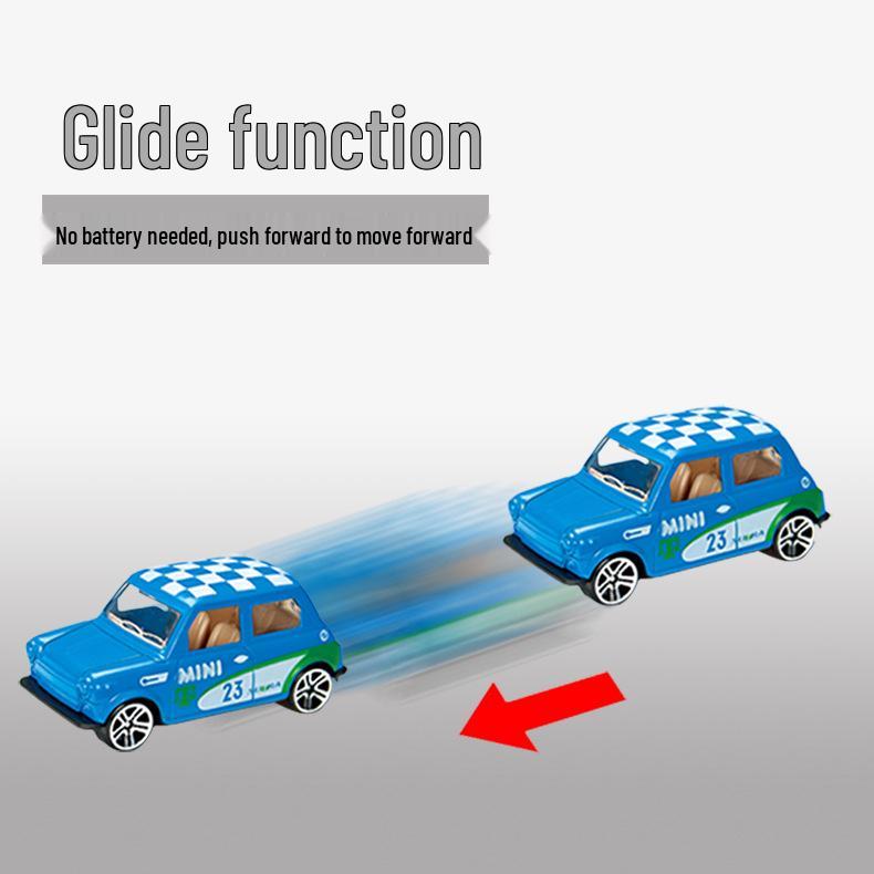 1:64 Diecast Alloy Cars - Set of 12 Boxed Models for Boys, Sliding Metal Car Toys