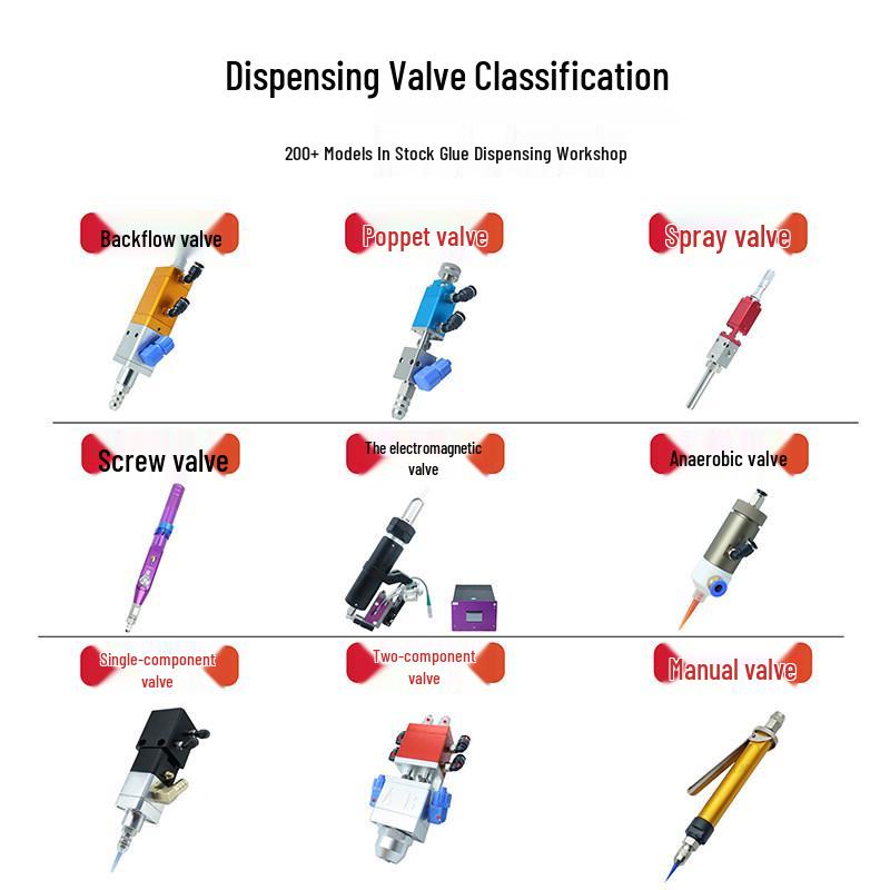 Precision Glue Dispensing Valve 3131 - Back Suction Pneumatic Glue Nozzle