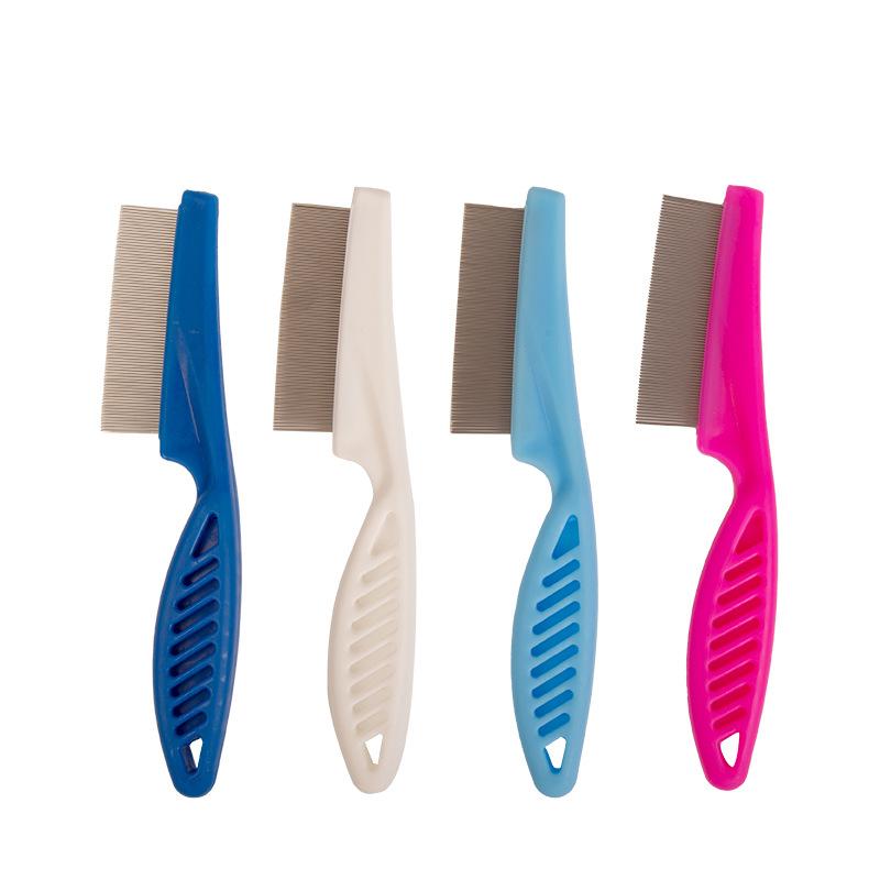 Cat Flea Comb, Cat Close-toothed Comb, Pet Straight Comb, Dog Special Steel Comb, Lice Removal Comb, Flea Removal
