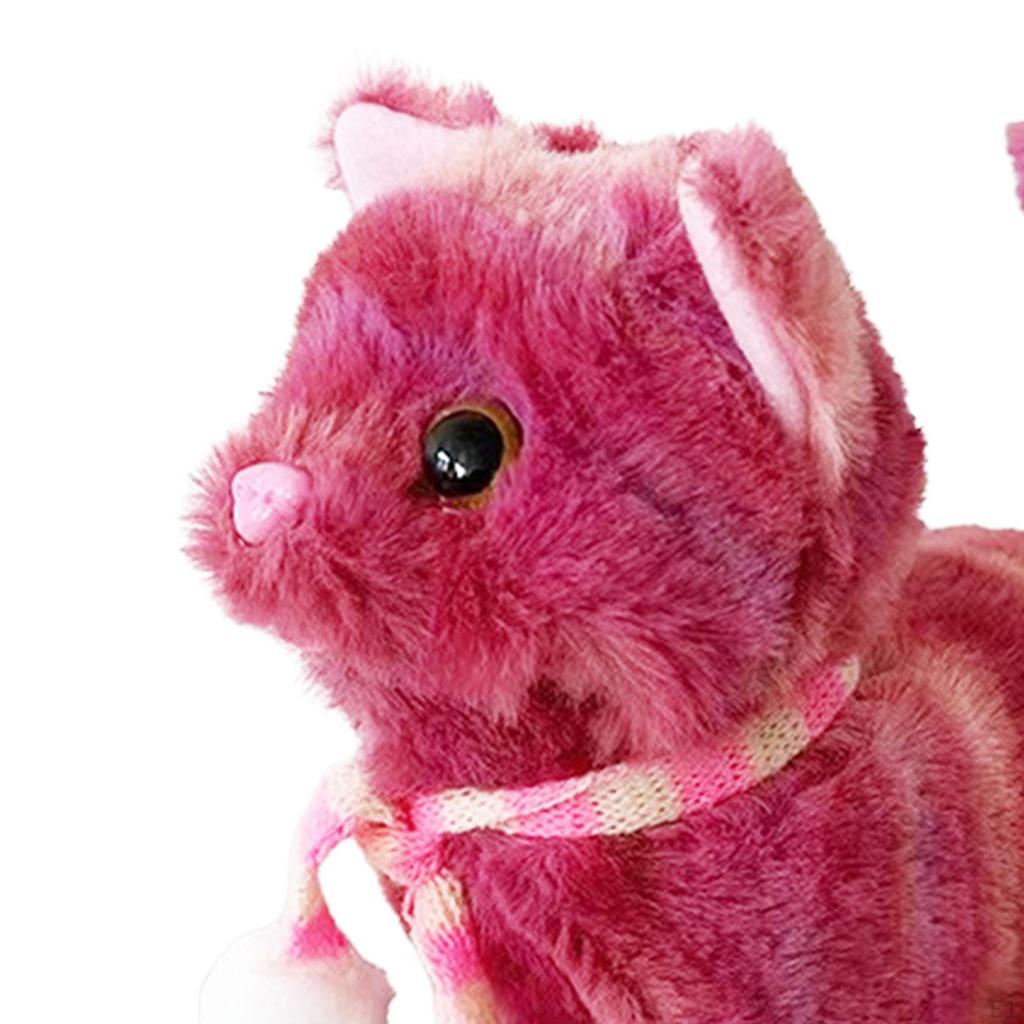 Electronic Plush Cat Toy, Kitty Animated Robotic Toy for Kids, Children Birthday