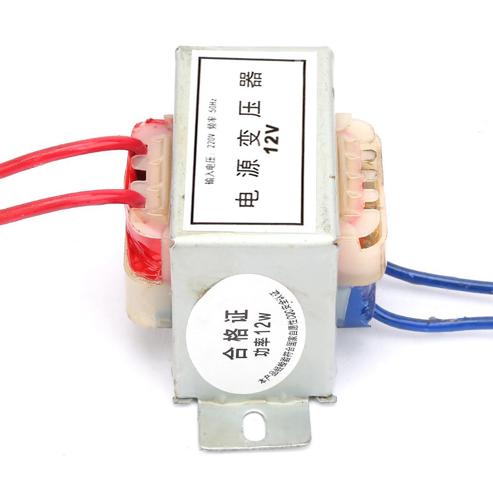 AC 12V Output Voltage 12W Input 220V 50Hz Single Power Transformer