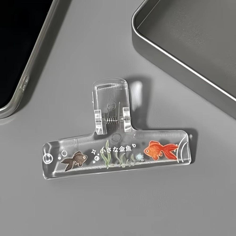 

Anti-Slip Goldfish Holder Multifunctional Document Holder Cute Piano Score Holder Office Use 1PC