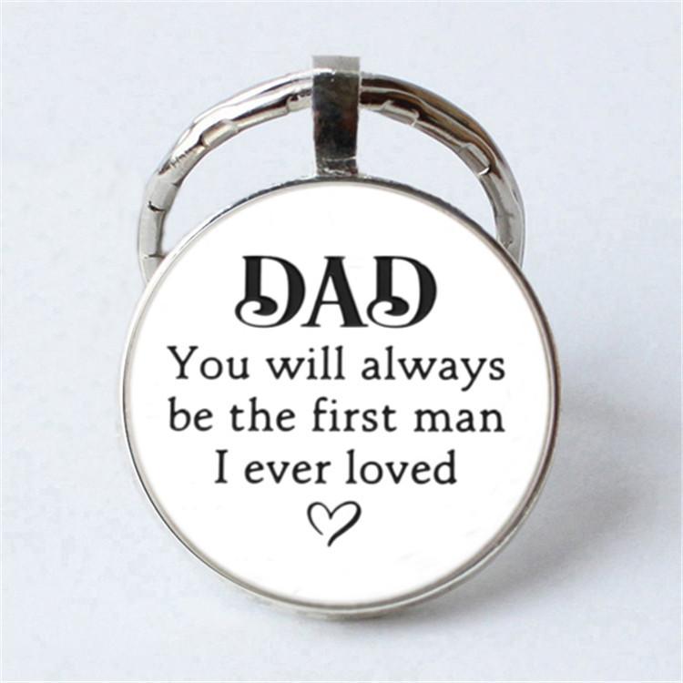 Keychain Accessories Pendant Floral Thanksgiving Text Good Friends Retro Personalized Keychain Gift Pendant