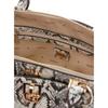 GUESS Sac à main blanc gris clair pour femme - Bianca Girlfriend Satchel Natural 345380