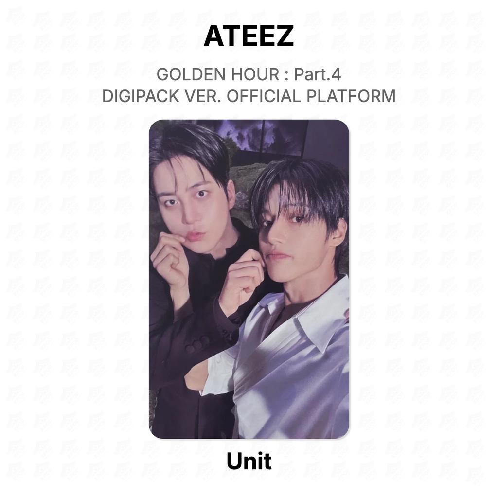 ATEEZ GOLDENE STUNDE : Teil 4 DIGIPACK VERSION. OFFIZIELLE PLATTFORM Offizielle Fotokarte