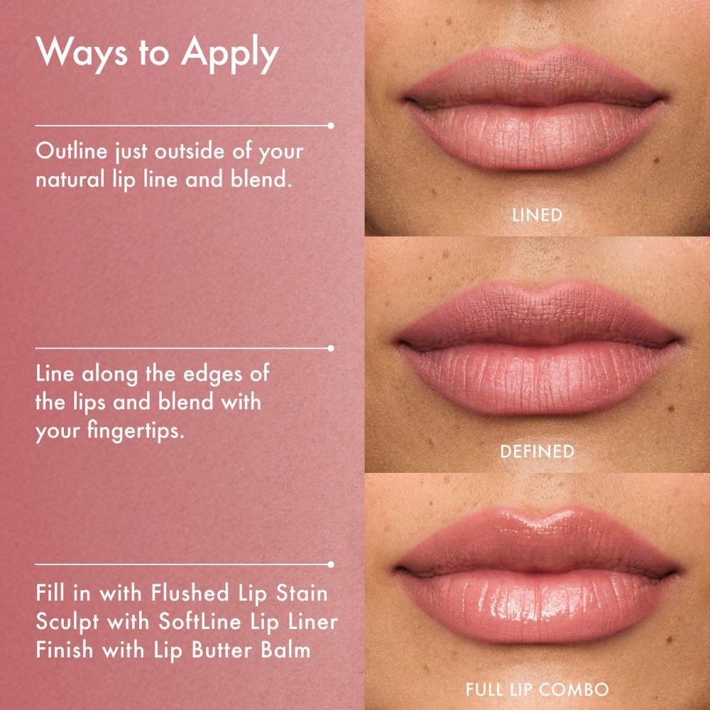 Summer Fridays Softline Lipliner Langanhaltender Lippenstiftstift 0,036 1,02 Sugar   Weiches kühles Rosa