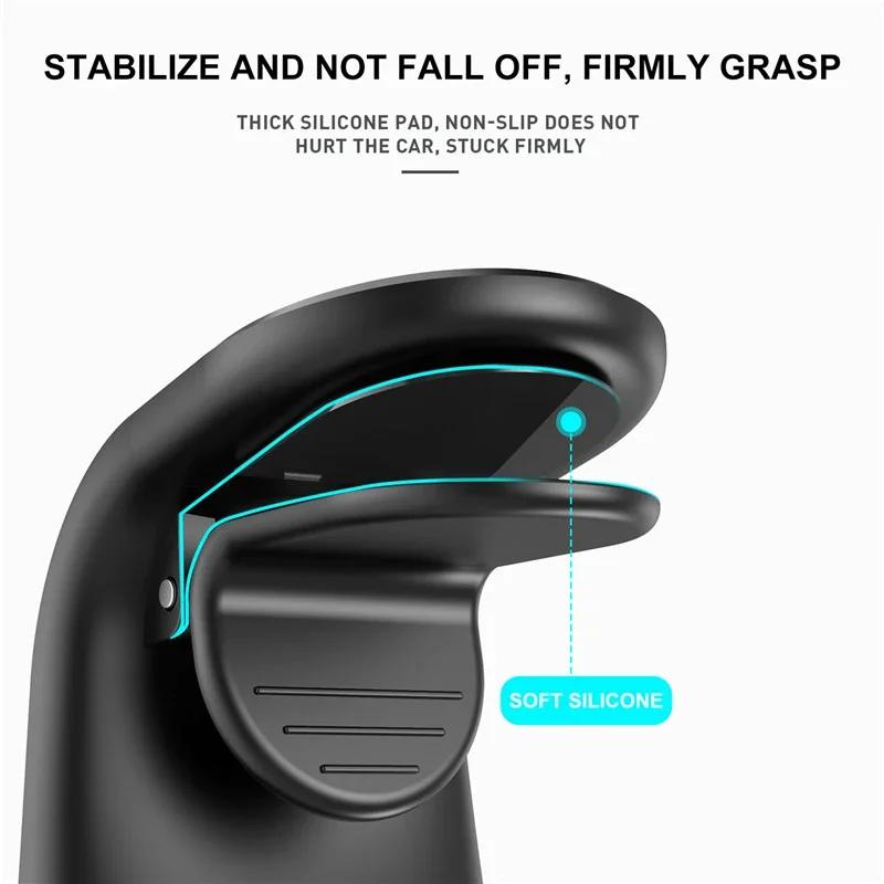 Magnetic Car Phone Holder Metal Stand Accessories For Skoda Kamiq Kodiaq Karoq Yeti Octavia Fabia Rapid Superb Scala Roomster