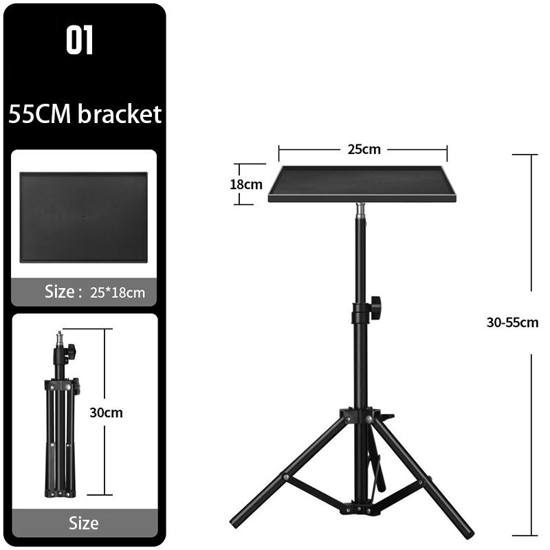 Universal Sound Card Projector Tray Live Microphone Tripod Stand Smartphone Camera Laptop Stand Bracket with 1/4Inch Thread New