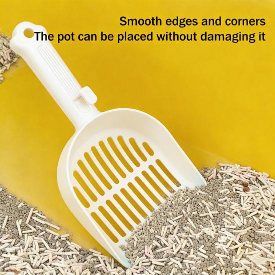 Cat Litter Shovel Pet Cleaning Tool Large Perforated Shovel for Clumping & Non-Clumping Litter Multi-size Hole Litter Scoop Plastic Cat Sand Cleaner