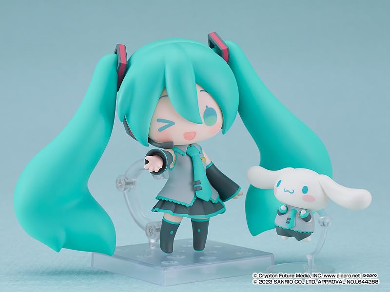 Nendoroid Hatsune Miku X Cinnamoroll Hatsune Miku Cinnamoroll Collaboration Plastic Painted Movable Figure Ver. Non-scale