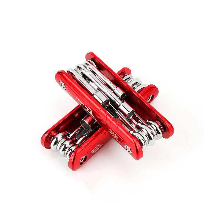 Hex Nut Driver Set 6 In 1 Folding Nut Driver Set Imperial/Metric Motor Folding Socket Wrench Steel Shank Portable Premium Handle