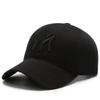 Korean Style Women's Duckbill Cap with "MY" Embroidery - Spring/Autumn Fashion, Casual Baseball Hat for Outdoor Sunshade.