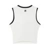 Fila Original SS25 Fashion Casual Comfortable Slim Fit Sleeveless Tank Top Women Tops F71W539113F-WT