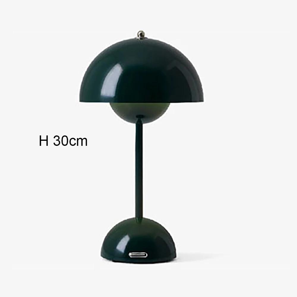 Moderne Pilz-Blütenknospen-wiederaufladbare LED-Tischlampen Schreibtisch Nacht für Schlafzimmer Esszimmer Touch Nachtlicht Einfache Hoom Dekoration