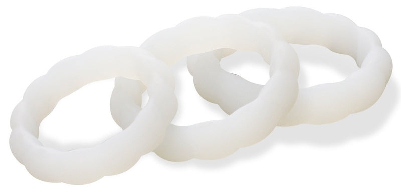 Set of 3 Soft Glow-in-the-Dark Cockrings - FUKR - Flexible Cockrings