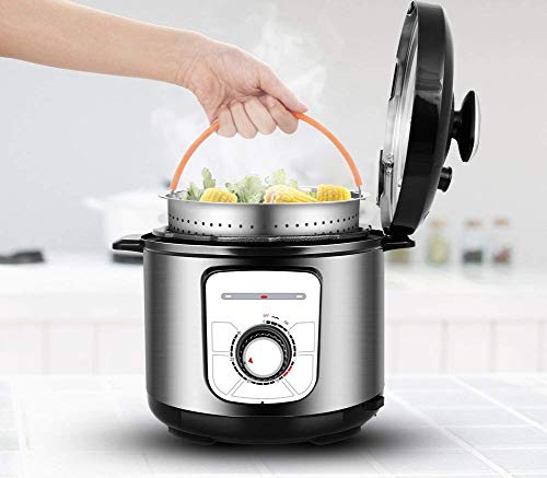 304 Roestvrij Staal Stoomboot Mand Instant Pot Accessoires Voor 3/6/8 Qt Instant Pot Snelkookpan Met Siliconen Bedekt Handvat