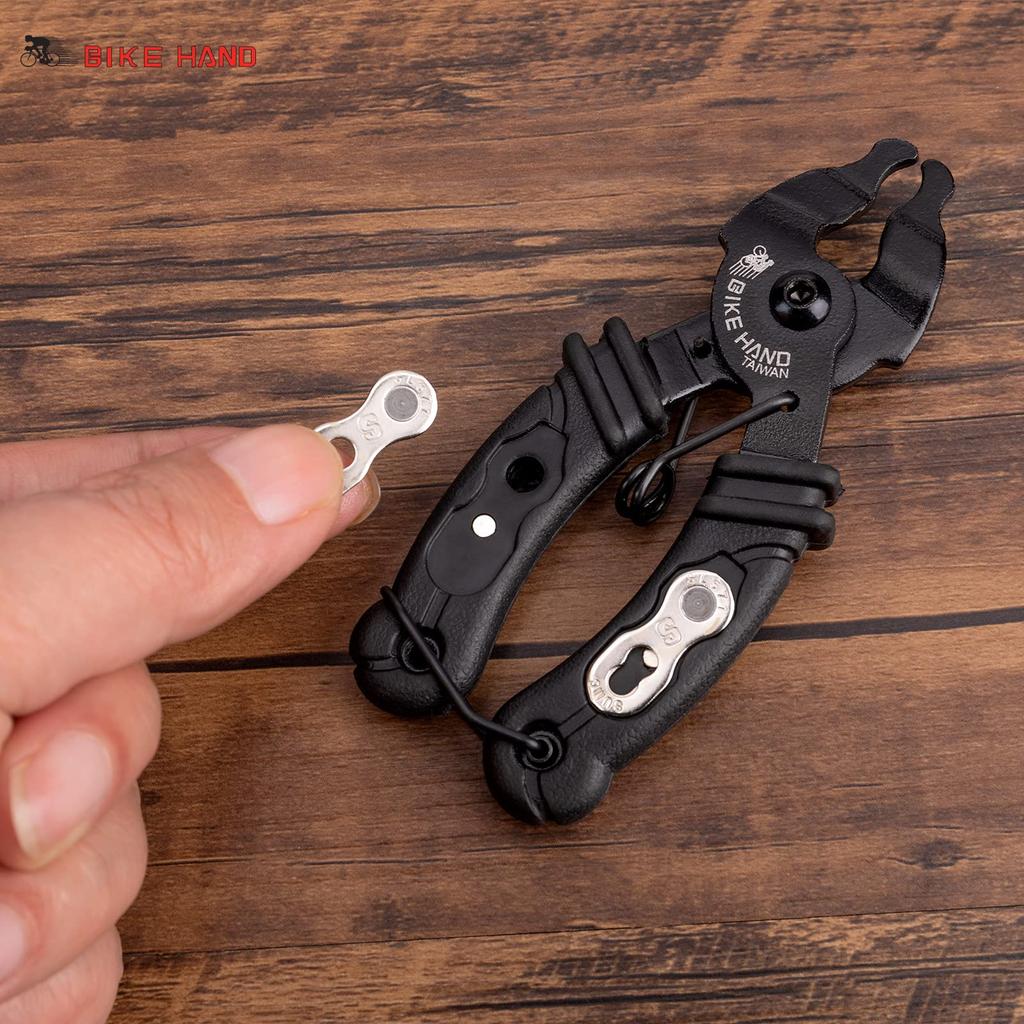 BIKE HAND Bicycle Master Link Missing Link Quick Link Replacement and Maintenance Tool Pliers, Tool, (YC-335CO-S)