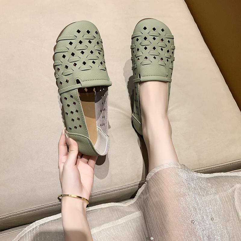 Fashion 2025 Summer New Soft Sole Single Shoes Casual Flat Sandals for Women