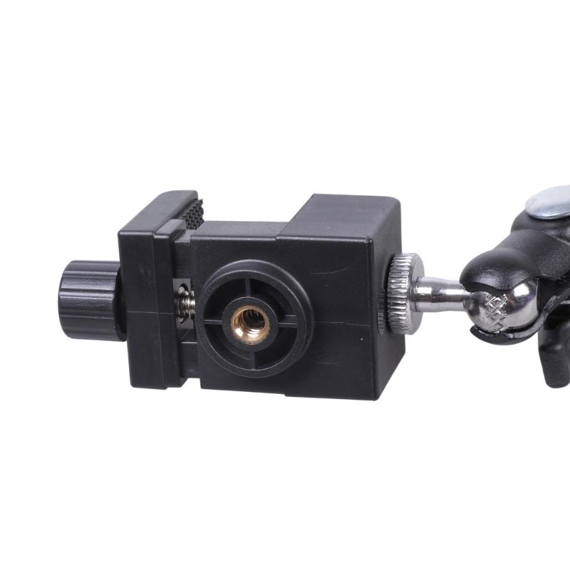 Double 1/4 Inch Screw Mount Clamp Bracket Suitable for Camera Tripods Phone Holders Navigation Mounts 48mm Thick Support