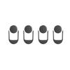 8Pcs For Jeep Wrangler 2007-2010 Carbon Fiber Interior Door Handle Cover Trim