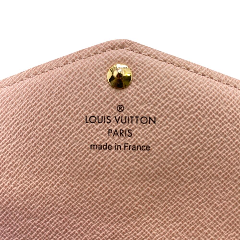 LOUIS VUITTON M62235 Monogram Portefeuille Sara Purse Brown Monogram Women Used