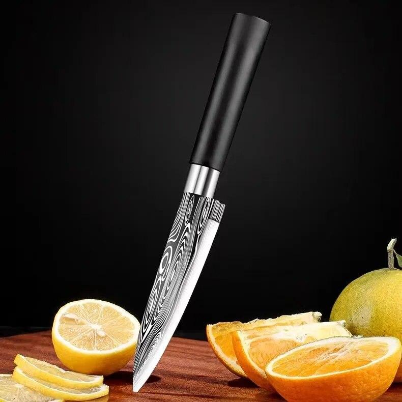 

Бытовой нож для фруктов из нержавеющей стали, острый кухонный нож, портативная овощечистка для фруктов, нарезки овощей и мяса с помощью ножа