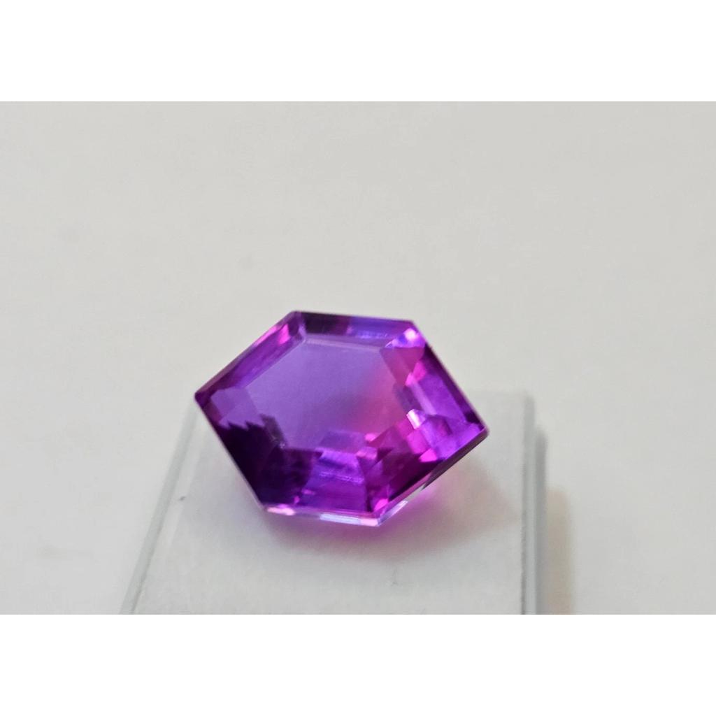 Natural Bi-Color Ametrine 17+ Ct Fancy Cut Stunning Loose Gemstone