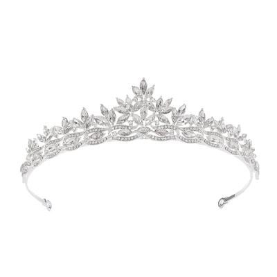 Bridal Tiara Wedding Dress New Crown Tiara Bride Simple Crown Wedding Dress Wedding Hair Accessories for Women