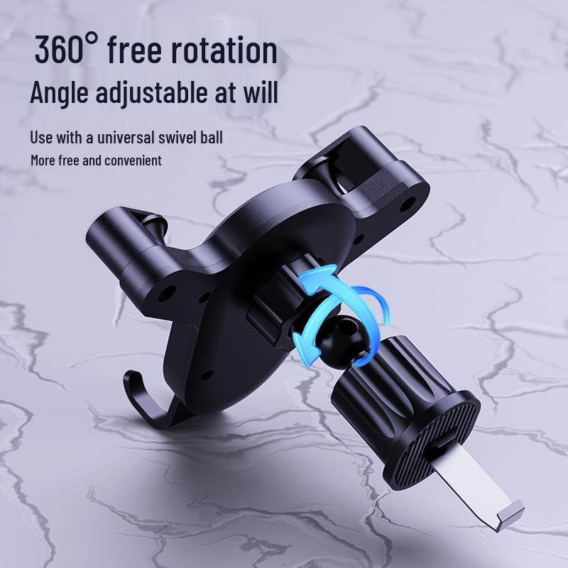 360° Rotating Wireless Charging Car Phone Mount for Air Vent & Dashboard.