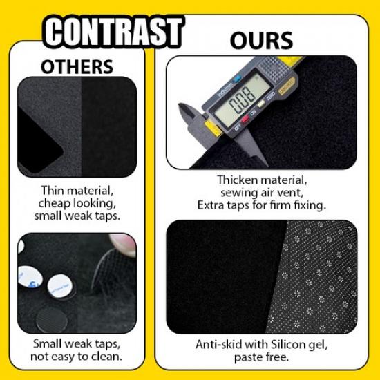 Dashboard Dashmat Cover Dash Mat For 2010 11 12-2018 Dodge Ram 1500 2500 3500 EV