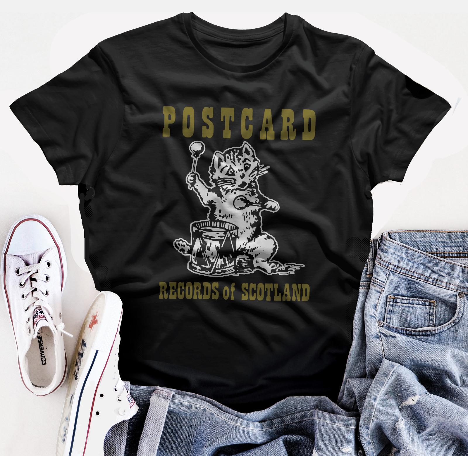 Postcard Records t shirt S