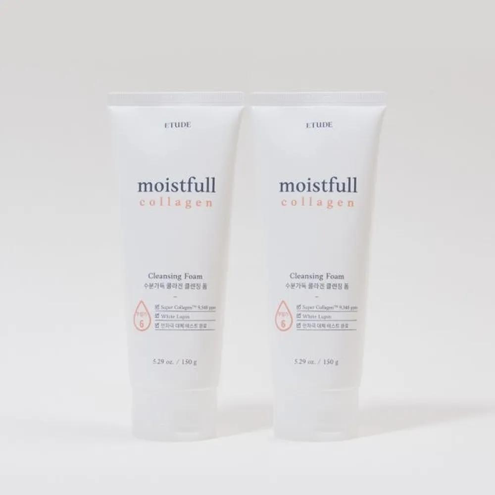Moisture-Rich Collagen Cleansing Foam 150ml x 2 / Moisturizing foam cleanser without tightness
