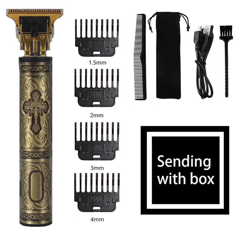 WAIKIL Electric Hair Clipper: Cross-Border Retro Carving Oil-Head & Bald Shaver