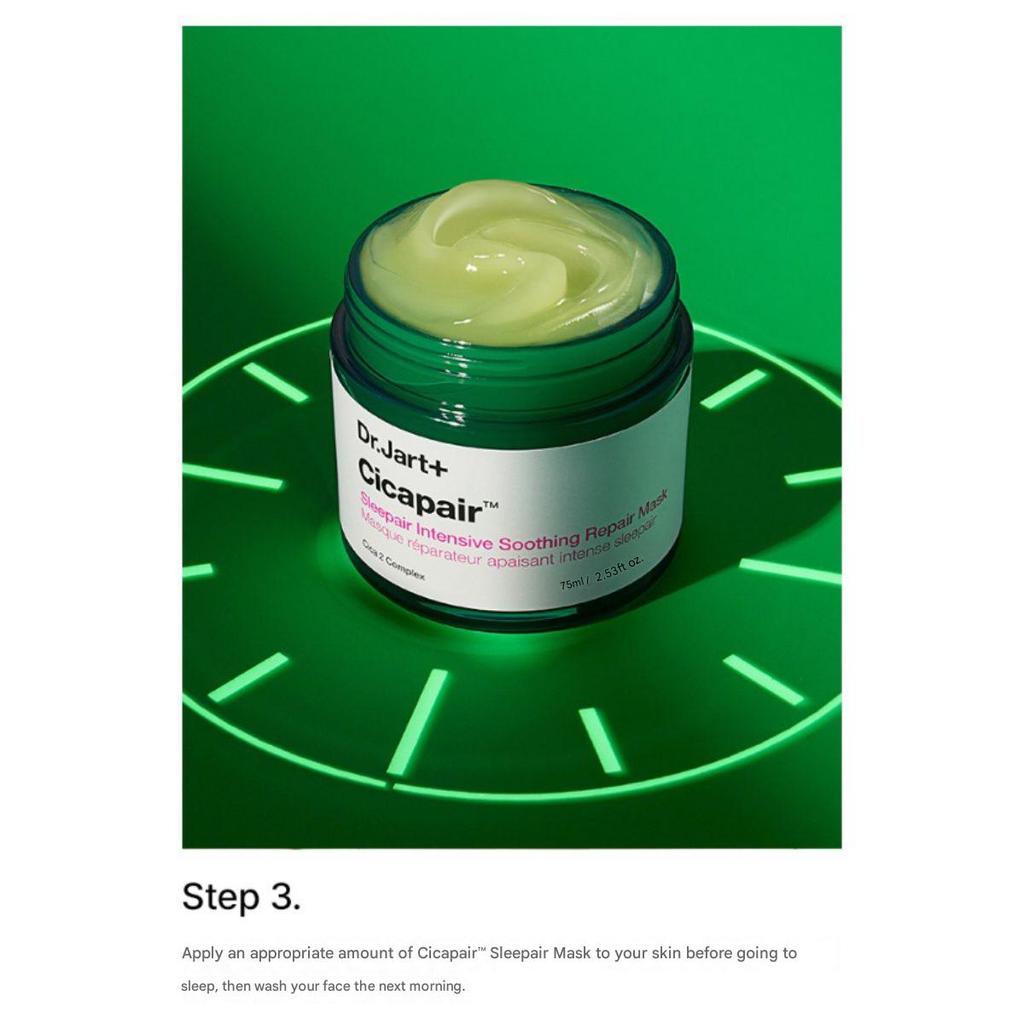Cicapair Sleepair Intensive Soothing Repair Mask 75ml / Overnight Calming & Barrier Recovery
