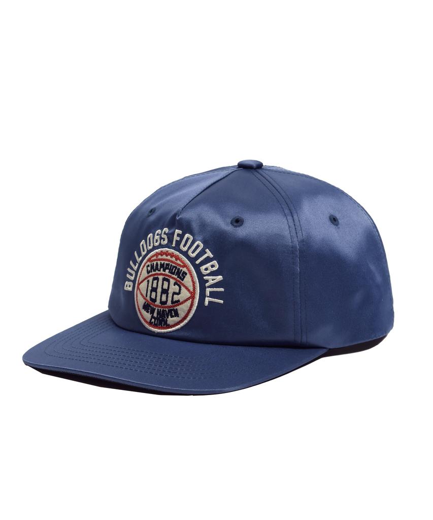 YALE 1882 Football Champions Satin Snap Cap_Blue