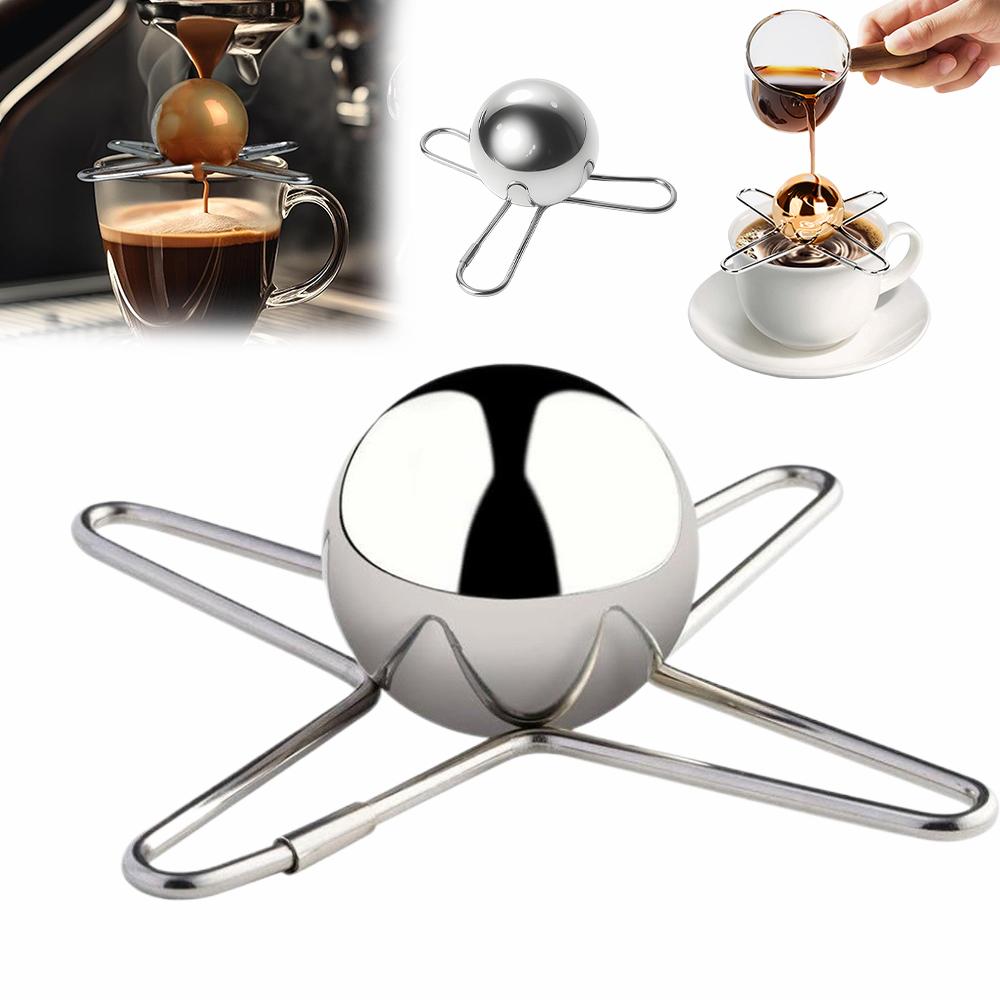 Frozen Ball for Espresso Coffee Reusable Cooling Coffee Tool Stainless Steel Ice Balls Cooling Coffee Flavor Enhancer Gadgets