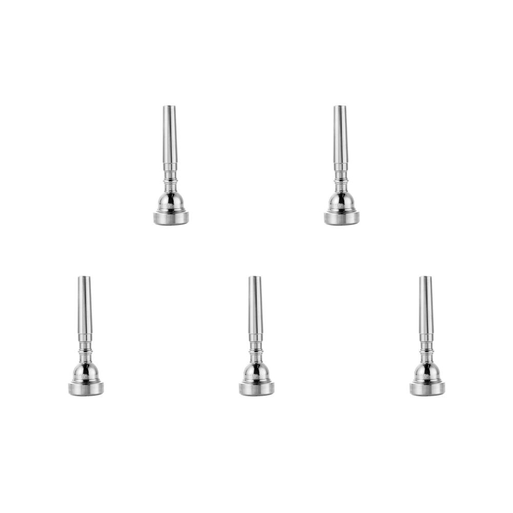 

Professional Metal 7C Mouthpiece for Trumpet French Horn Saxophone (Silver)