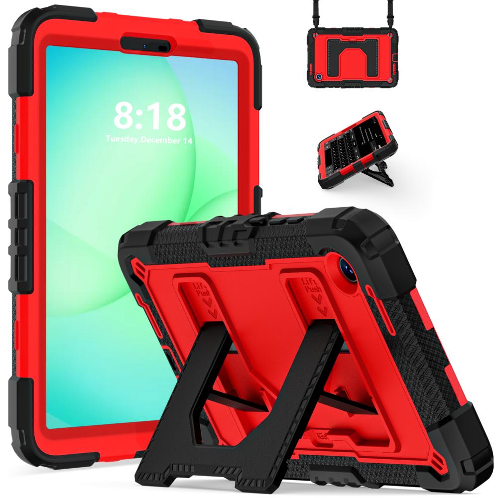 Husă Rezistentă tip Armură pentru Tableta Samsung Galaxy Tab A11 LTE 8.7" A11 8.7inch X133 X135 Suport Rezistent la Șocuri Capac Dur