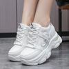 Fashion Women Thick Bottom Ultra-light Sneakers New Spring Autumn White Sports Shoes Casual Woman Comfort Breathable Running Shoes