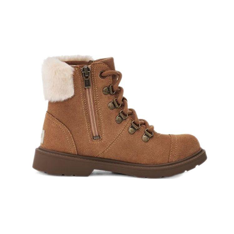 UGG Azell Hiker Weather Casual Comfortable Short Snow Boots Kids Boots Brown 1123622K-CTSD