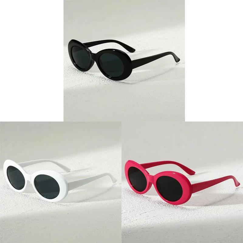 123Pcs Fashionable Oval Frame Glasses With Retro Academic Style Suitable For Street Pography And As A Holiday Gift