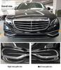 Maybach Style Mercedes E-Class E260L/E300L/E350L Front & Rear Bumper Trim & Grille Set