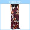 Atemberaubendes Damen Boho Blumen Maxikleid für Cocktailpartys und Sommerveranstaltungen