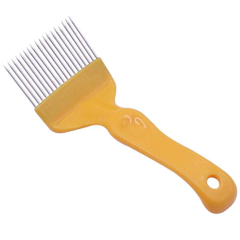 Bee Stainless Steel Honey Forks Beekeeping Tools 18 Pin Straight Needles Uncapping Forks handle HoneyHoney wax cleaning tools 1pcs
