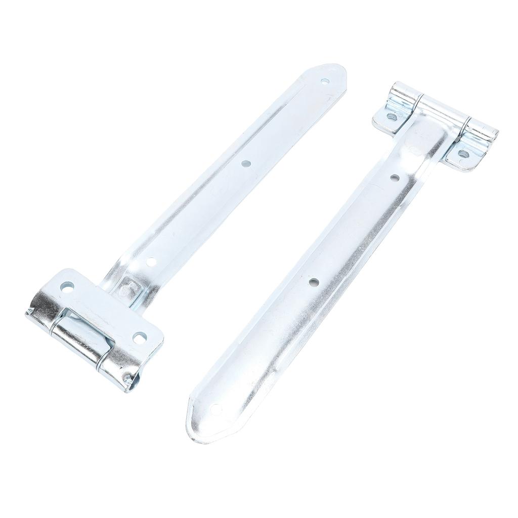 4PCS 16in Trailer Door Hinge Strap Metal Side Door Enclosed Trailer Offset Bent Hinge for Cargo Utility RV
