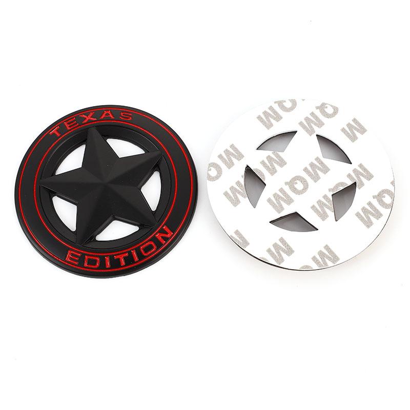 Texas Edition Logo Car Badge Emblem Decal Sticker for Wrangler Compass Grand Cherokee Patriot Liberty Renegade Commander