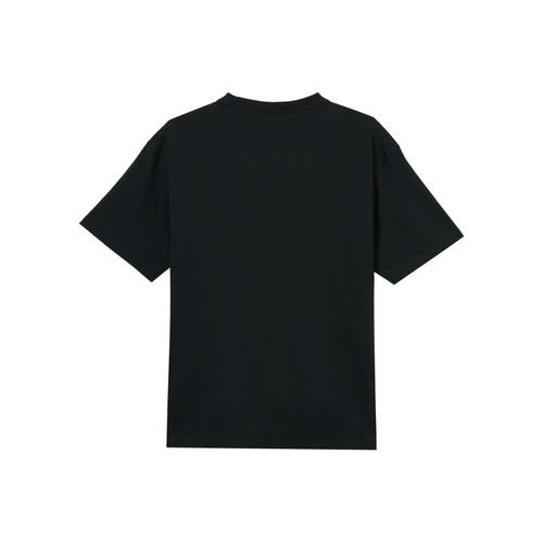 Nike Logo Embroidered Loose Short-sleeve T-shirt for Men In Black
