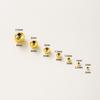 20-100 Stück 14K 18K Gold Platin Beschichtet Rund Lose Abstandhalter Kupferperlen Endperlen Für Diy Schmuck Halskette Perlenzubehör